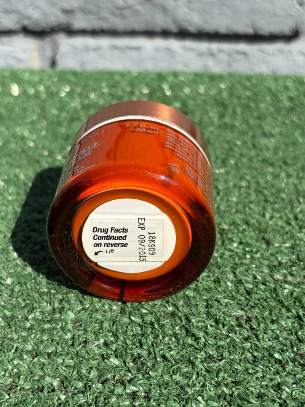 New Kiehl's Powerful Wrinkle Reducing Eye Cream .5 oz Jar *Tester*
